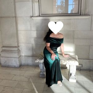 Revelry-Court Velvet Bridesmaid Dress